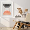 Plakat bez ramy 30x40 - Sztuka Abstrakcji - minimalistyczny boho obraz, abstrakcyjny