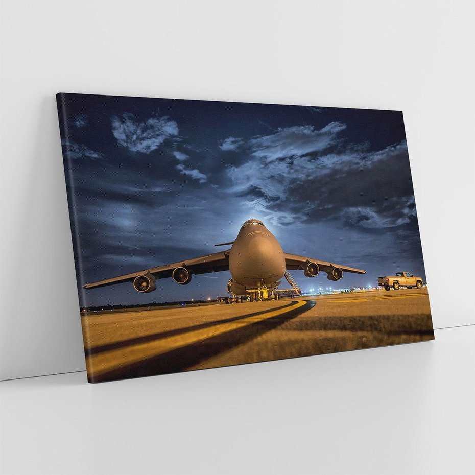 Obraz na płótnie 100x70 - Samolot: Podniebna Wolność - samolot, transport