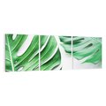 Obraz na płótnie 90x30 - Monstera - Liście Kwiaty - monstera, liście