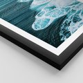 Plakat w ramie 40x50 - Morska potęga - morze, ocean - rama czarna