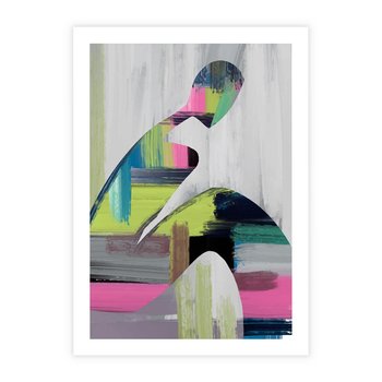 Plakat bez ramy 21x30 - Impulsy Marzeń - abstrakcyjna sztuka, nowoczesny obraz