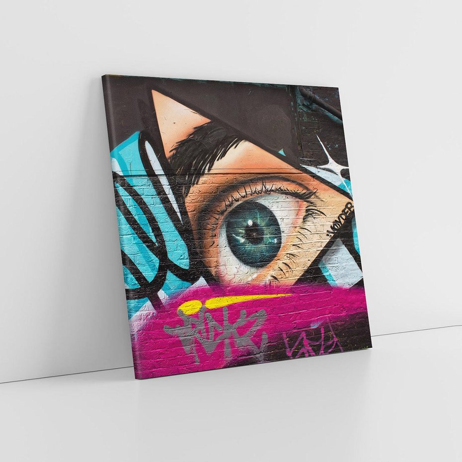 Obraz na płótnie 60x60 - Wibracje kreatywności graffiti - graffiti