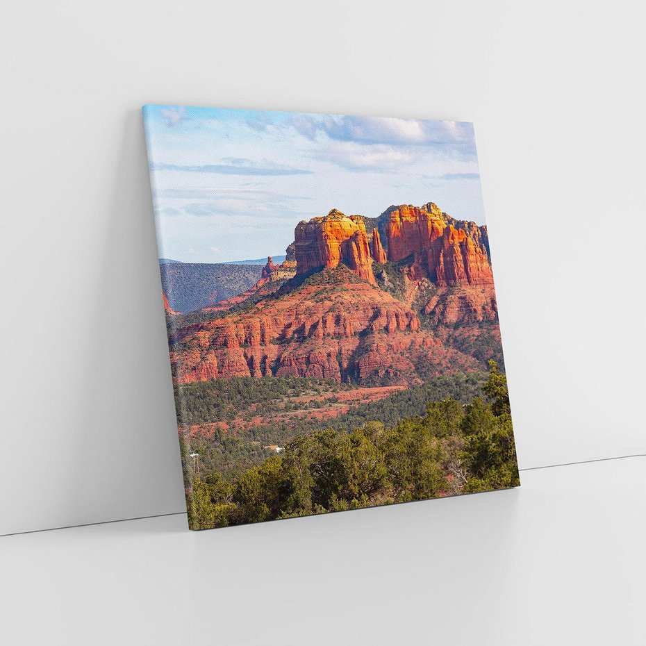 Obraz na płótnie 70x70 - Majestatyczny Wielki Kanion - wielki kanion, perspektywa