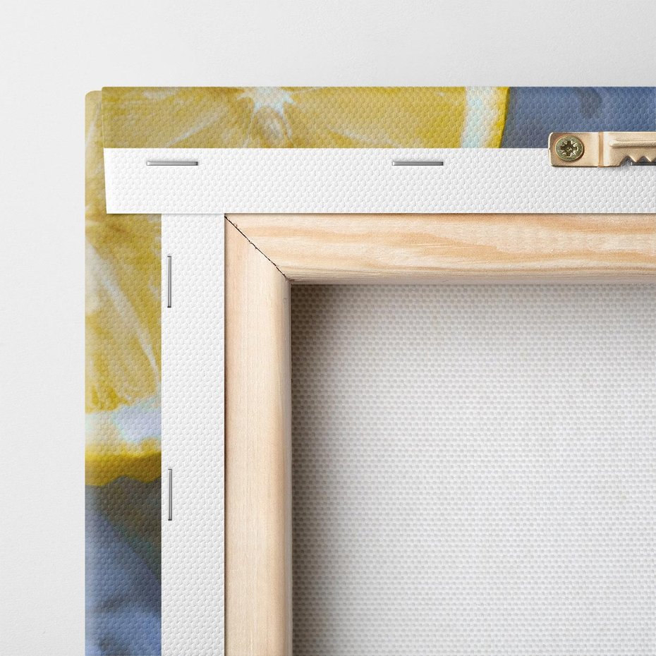 Obraz na płótnie 30x30 - Cytryny Kwasowa Świeżość - cytryny, owoce