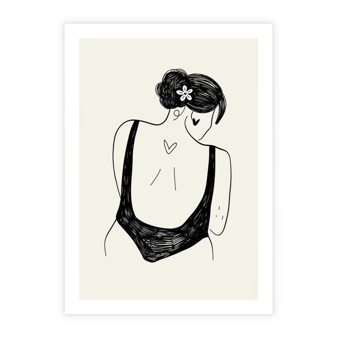 Plakat bez ramy 30x40 - Echa Piękna - piękno kobiecego ciała, kobieta
