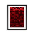 Plakat w ramie 30x40 - Geometryczne 3D: wizja przestrzeni - geometryczne, 3D - rama czarna