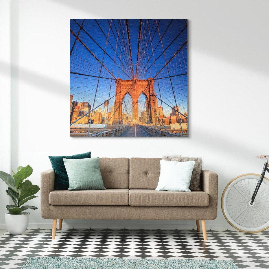 Obraz na płótnie 80x80 - Most architektoniczne arcydzieło - most, architektura