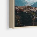 Obraz w ramie 70x50 - Inspirujący Pejzaż - ścieżka, górska - rama drewno