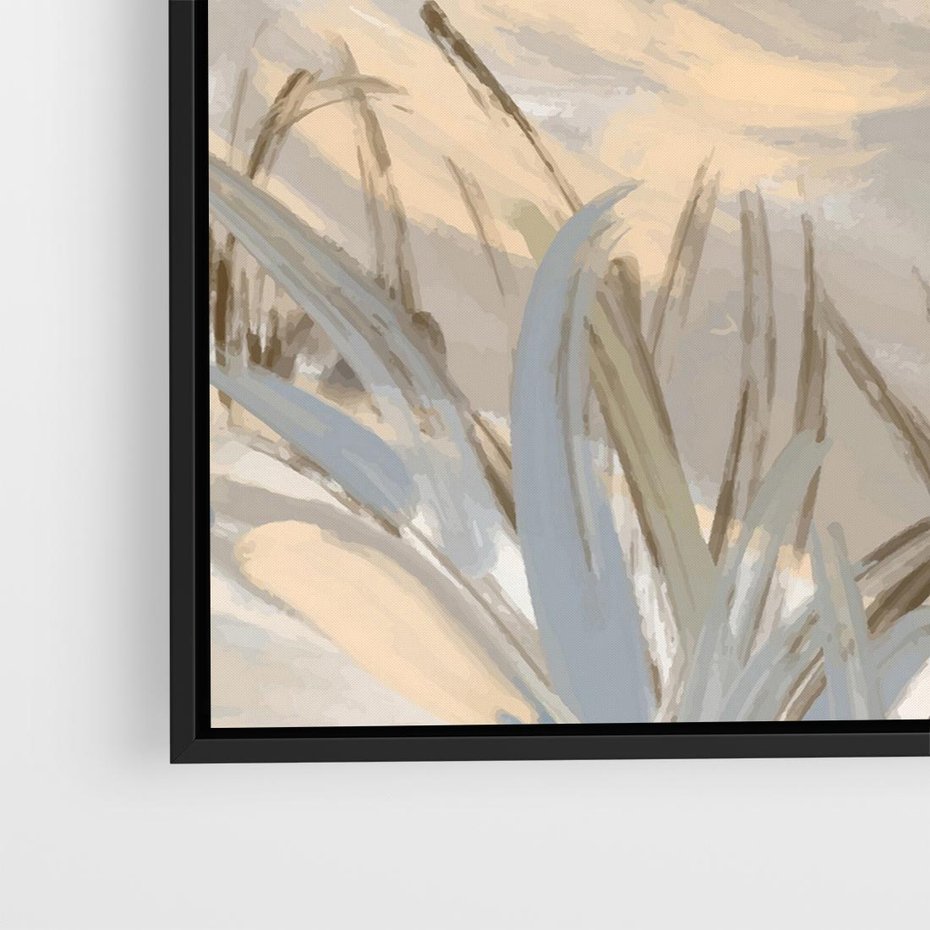 Obraz w ramie 50x50 - Światłości Taniec - akwarela, obraz - rama czarna