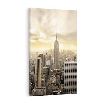 Obraz na płótnie 80x120 - Magia Manhattanu: miasto, które nigdy nie śpi - Manhattan, NY