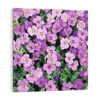 Obraz na płótnie 50x50 - Kwiatowa poezja w pastelowych odcieniach - kwiat, kwiaty