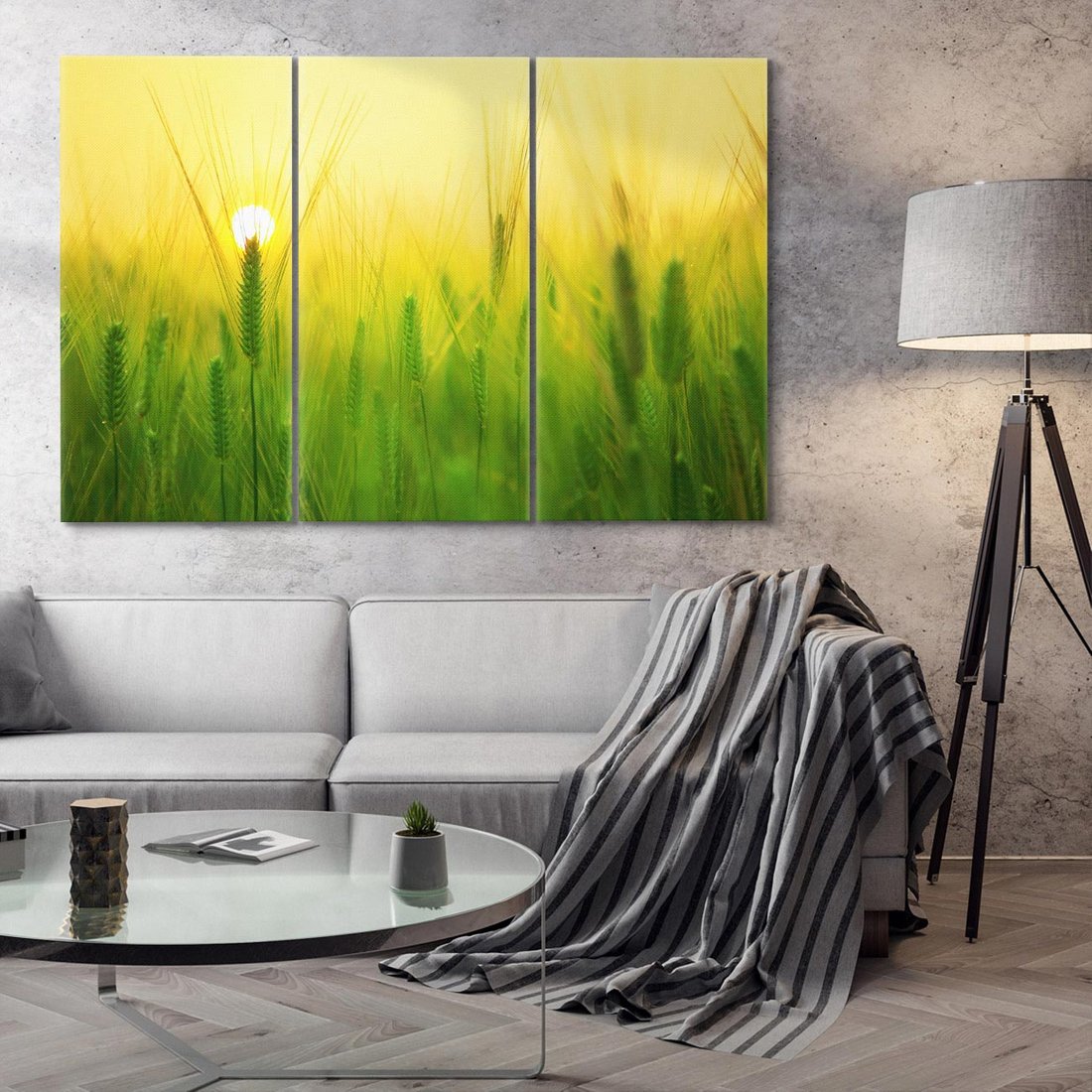 Obraz na płótnie 120x80 - Zboże w kłosach: Oda do plonów natury - zboże, kłos