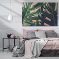 Obraz na płótnie 120x80 - Monstera Liście - monstera, liście