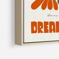 Obraz w ramie 50x70 - Księga Abstrakcji - sztuka nowoczesna, kolorowe kwiaty - rama drewno