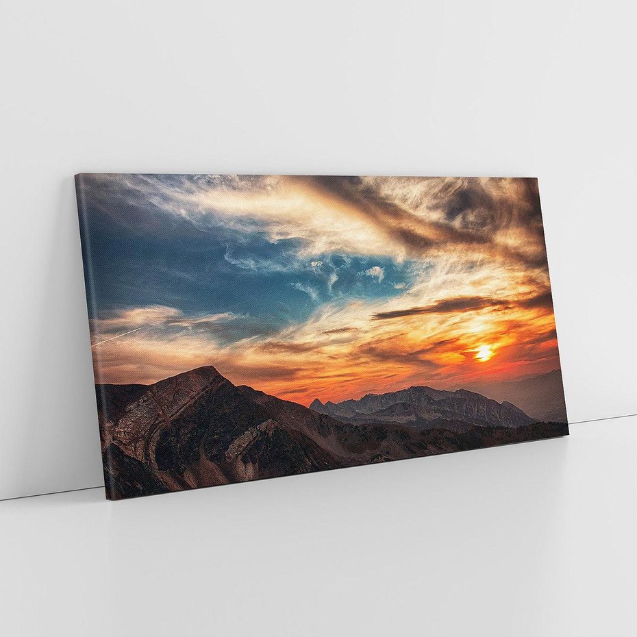 Obraz na płótnie 120x60 - Górski pejzaż w harmonii - góry, krajobraz