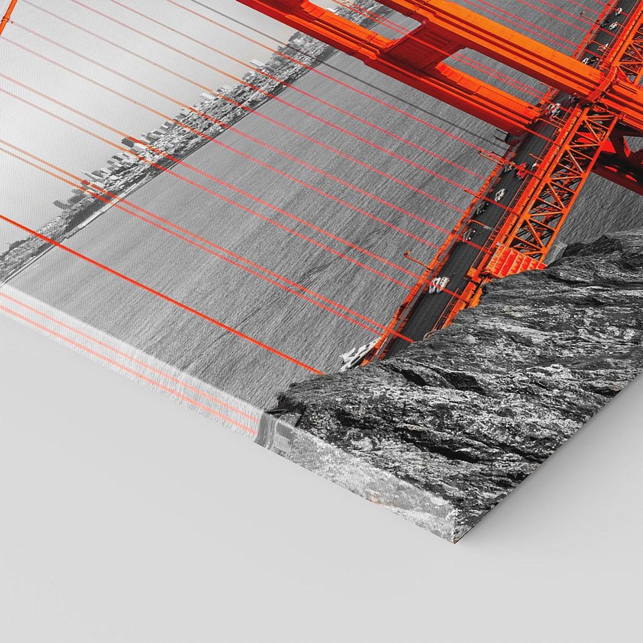 Obraz na płótnie 100x70 - Ikona San Francisco - Most Golden Gate - San, Francisco