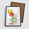 Plakat w ramie 50x70 - Jabłkowa Fantazja - owoce, jabłka - rama czarna