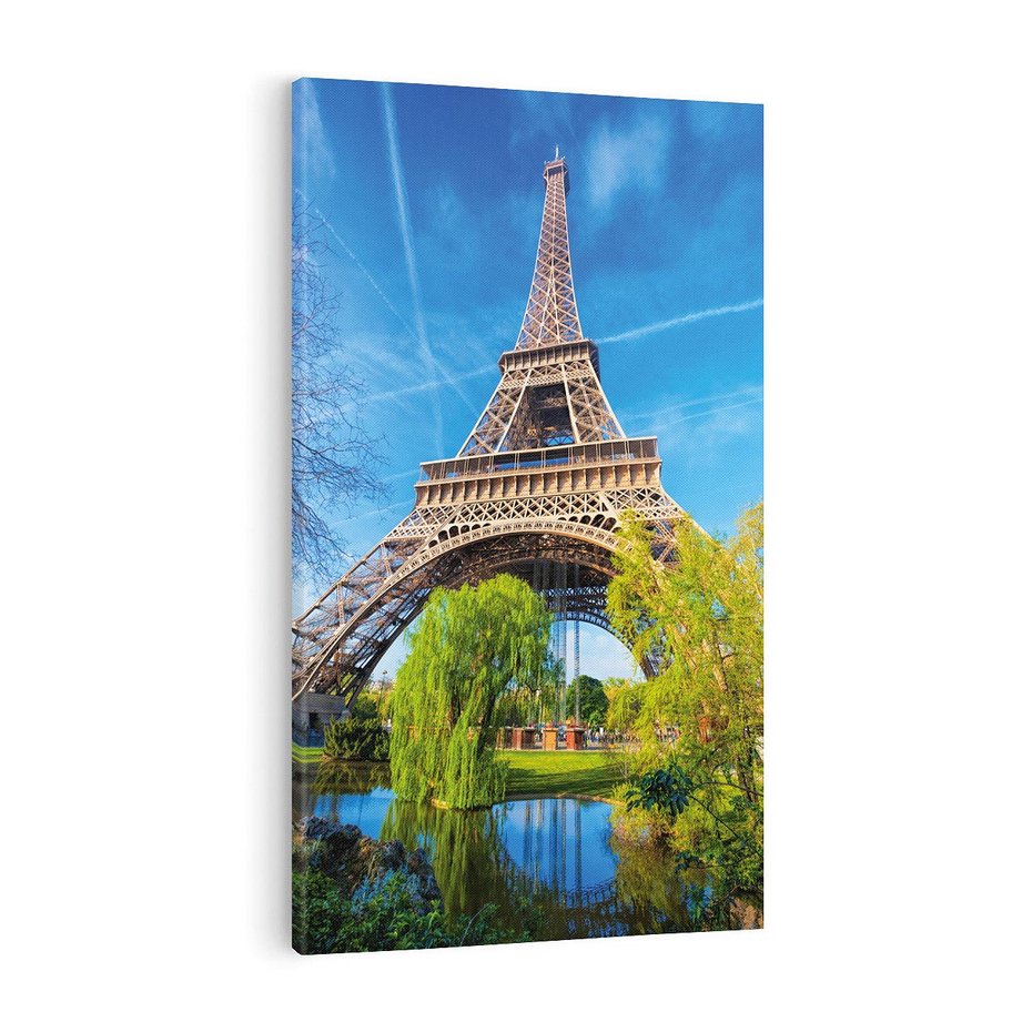 Obraz na płótnie 70x100 - Wieża Eiffla w Paryżu - Eiffla, Paryż