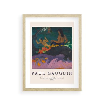 Plakat w ramie 40x50 - Paul Gauguin: Reprodukcja - Paul Gauguin, reprodukcja - rama drewno