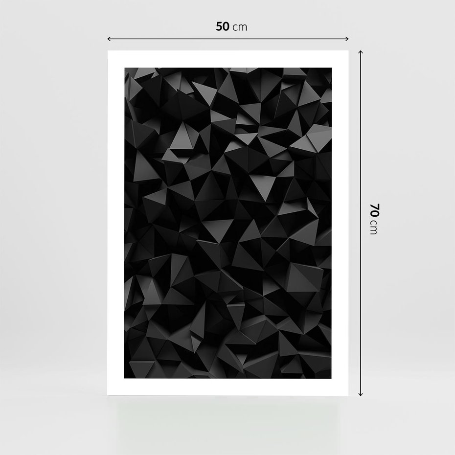 Plakat bez ramy 50x70 - Geometryczna nowoczesność - geometryczne, nowoczesne