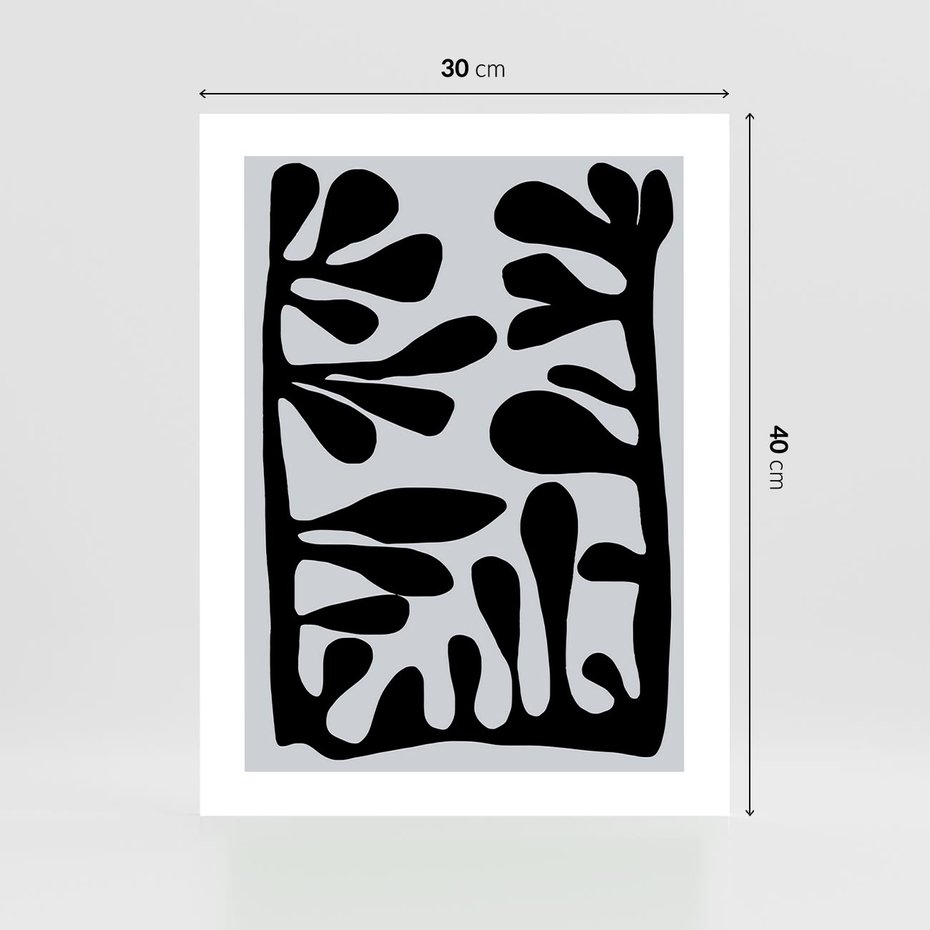 Plakat bez ramy 30x40 - Taniec Kształtów - matisse, sztuka nowoczesna