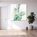 Obraz na płótnie 30x30 - Luksus w Detalu - złote, liście