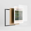 Plakat w ramie 50x70 - Reprodukcja Moneta - Monet, reprodukcja - rama czarna