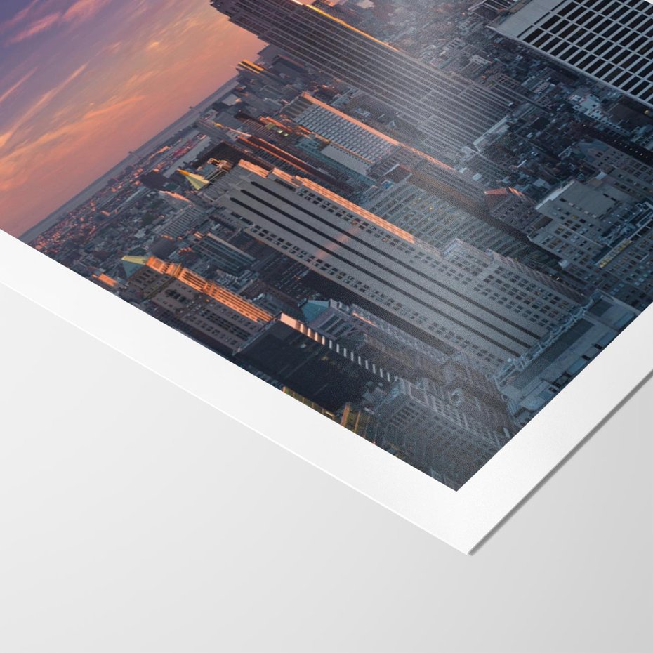 Plakat bez ramy 21x30 - Nowy Jork - Błyskawice Manhattanu - Nowy Jork, Manhattan