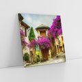 Obraz na płótnie 30x30 - Urok francuskiej uliczki - Francja, uliczka
