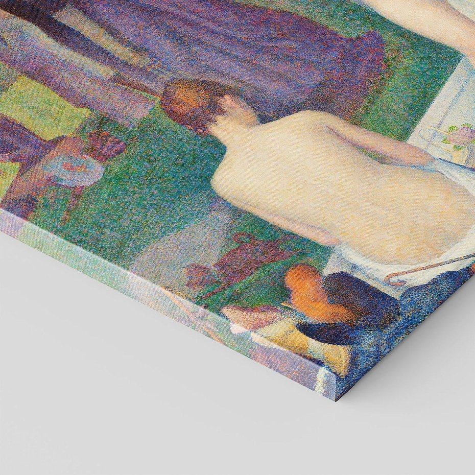 Obraz na płótnie 70x50 - "Modelki" (ok. 1886–1888) Georges Seurat - Reprodukcja - reprodukcja, obraz na płótnie