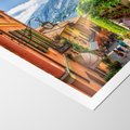 Plakat bez ramy 30x40 - Tropienie Nieskończoności - uliczka, perspektywa