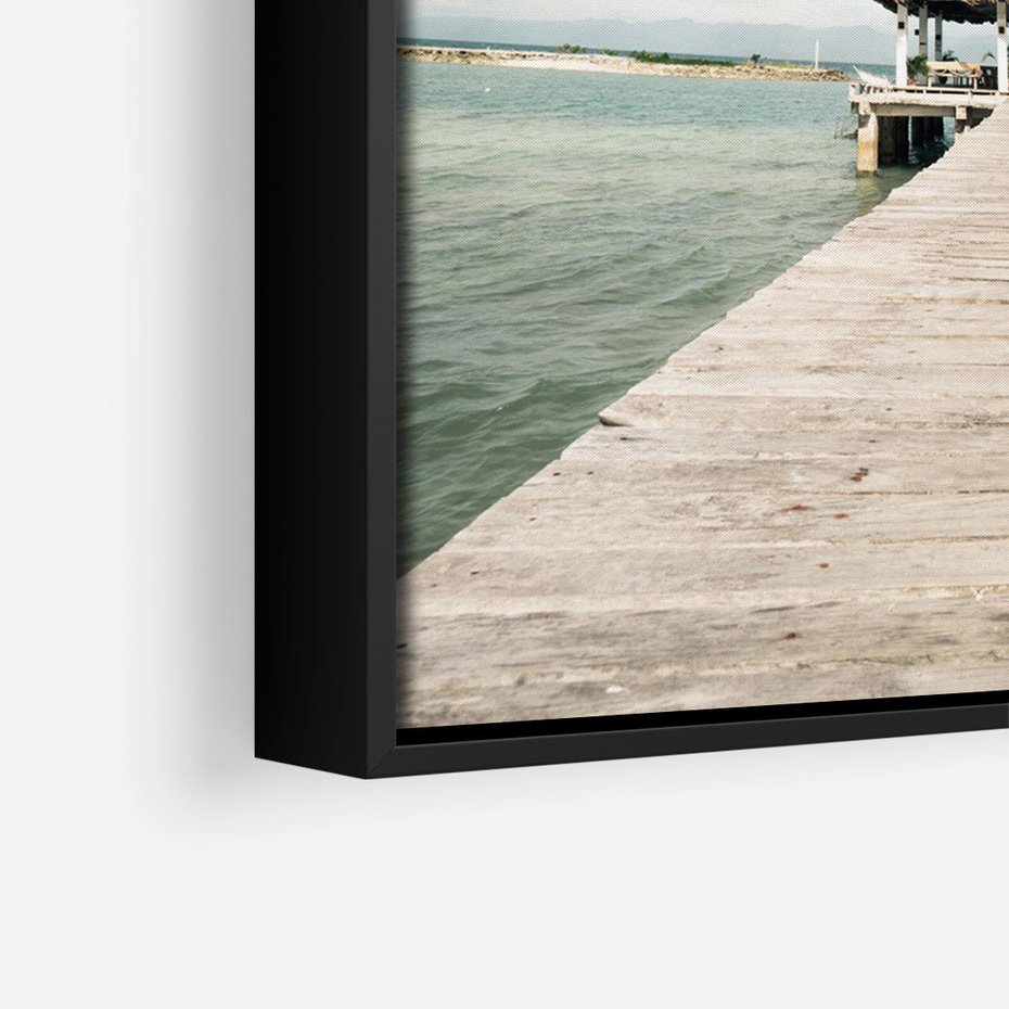 Obraz w ramie 50x70 - Magia Morza i Piękno Plaży - Hawaje, morze - rama czarna