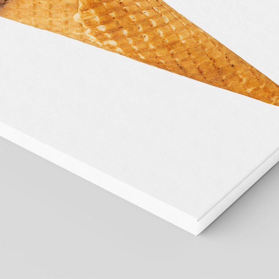 Obraz na płótnie 80x120 - Slodki Raj Lodziarni - lody, deser