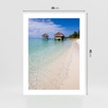 Plakat bez ramy 30x40 - Rajski klimat plaży tropikalnej - plaża, tropiki