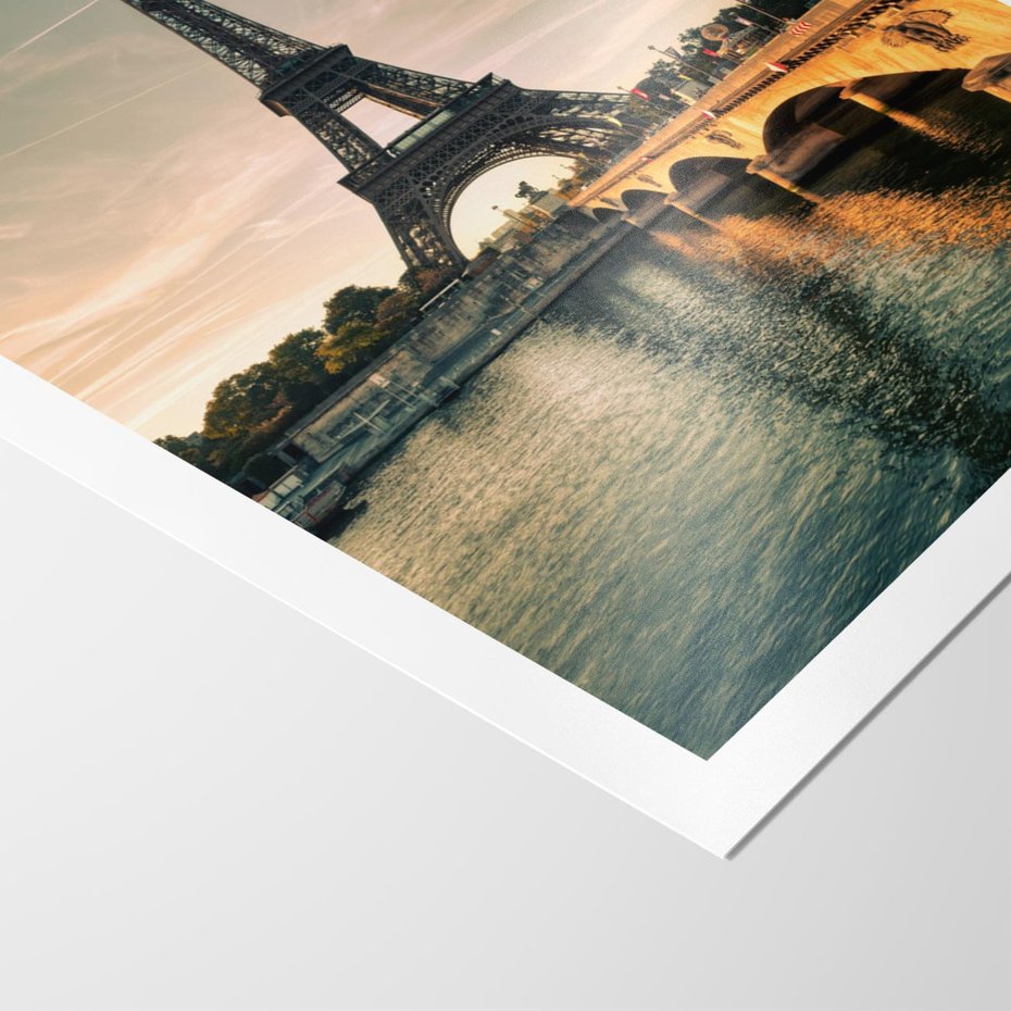 Plakat bez ramy 40x50 - Paryski Szczyt - Paryż, wieża