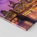 Obraz na płótnie 30x30 - Nowy Jork: miasto nieprzespanych nocy - New York, USA