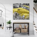 Obraz na płótnie 60x60 - Retro Auto: Wspomnienie Minionych Czasów - samochód, auto