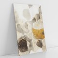 Obraz na płótnie 50x70 - Nowoczesne Złoto i Szarość - plamy, złoto