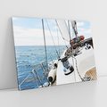 Obraz na płótnie 120x80 - Moc żaglowca na pełnym morzu - żaglowiec, jacht