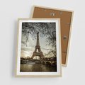 Plakat w ramie 50x70 - Uroczystość w Paryżu - Paryż, wieża - rama drewno