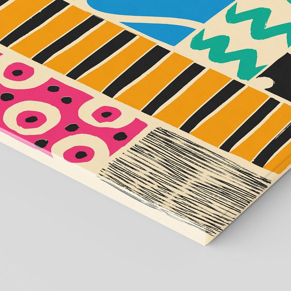 Obraz na płótnie 70x50 - Etno Boho - etno ornamenty, boho klimat