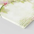 Obraz na płótnie 70x70 - Orchidea w Spa - orchidea, kwiaty