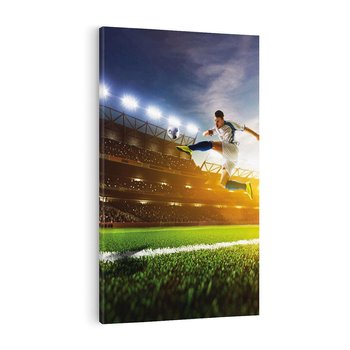 Obraz na płótnie 80x120 - Gol! Magia piłki nożnej - gol, piłka