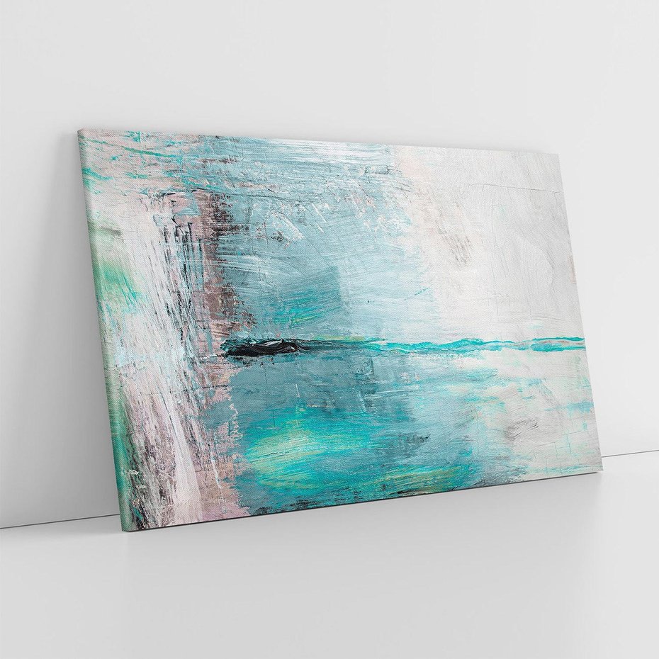 Obraz na płótnie 120x80 - Odbicie utraconych barw - abstrakcja, niepokój