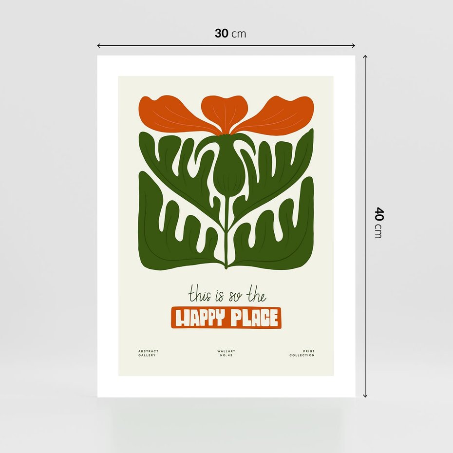 Plakat bez ramy 30x40 - Rozkwitająca Gra - kwiaty, nowoczesny plakat