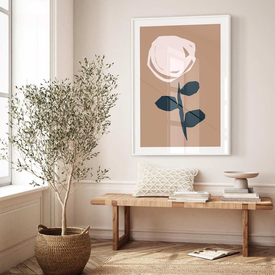 Plakat bez ramy 40x50 - Niewytłumaczalne - abstrakcyjny obraz, plakat