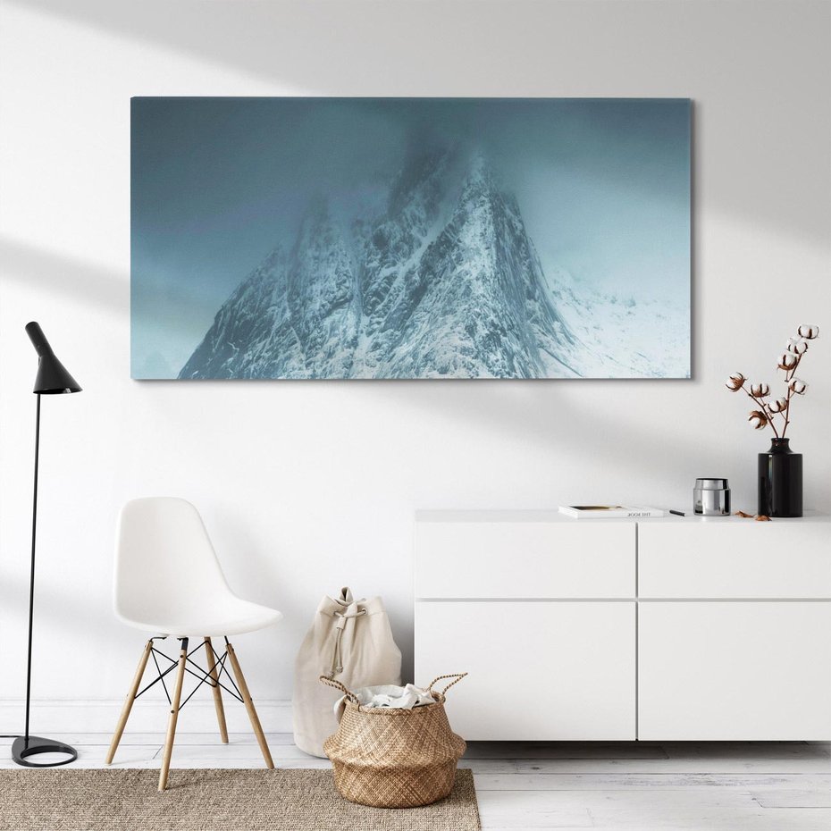 Obraz na płótnie 120x60 - Skandynawski pejzaż - skadynawski, pejzaż