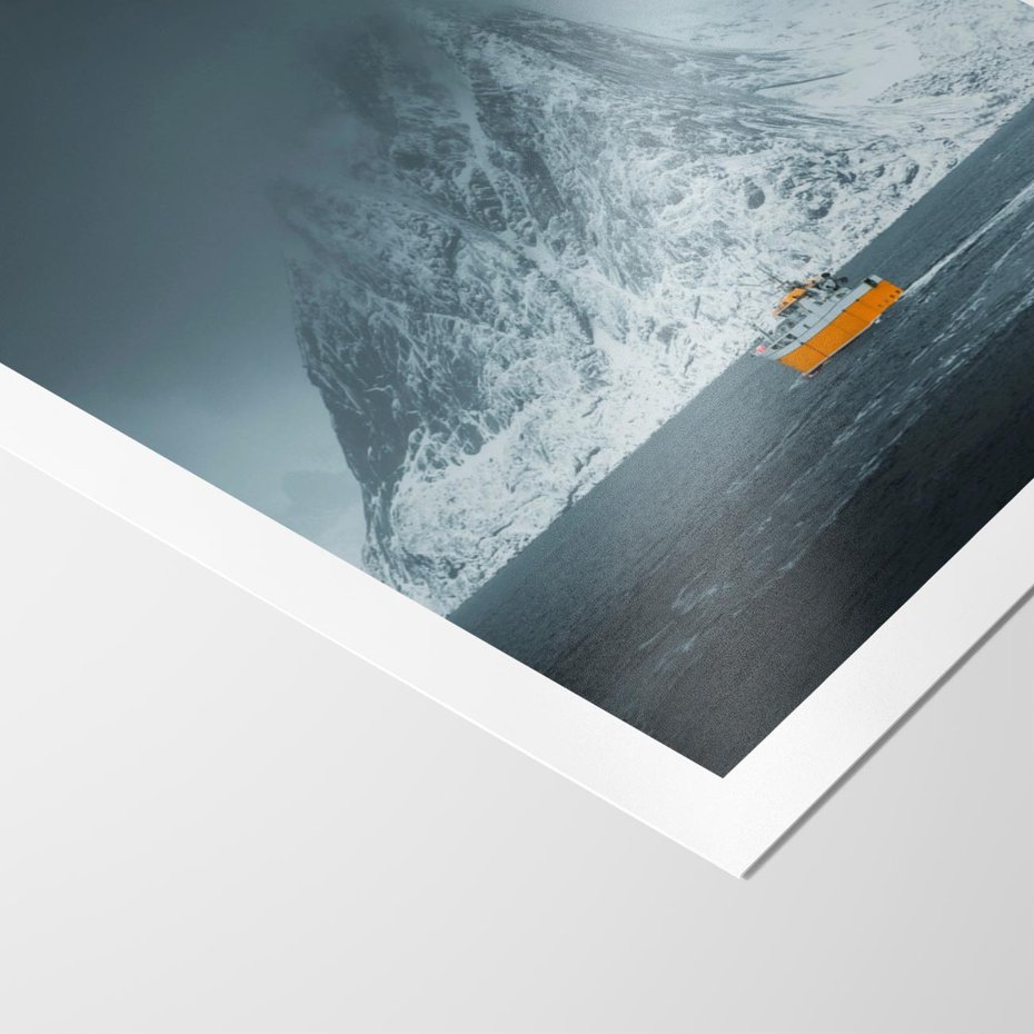 Plakat bez ramy 21x30 - Skandynawski pejzaż - skadynawski, pejzaż