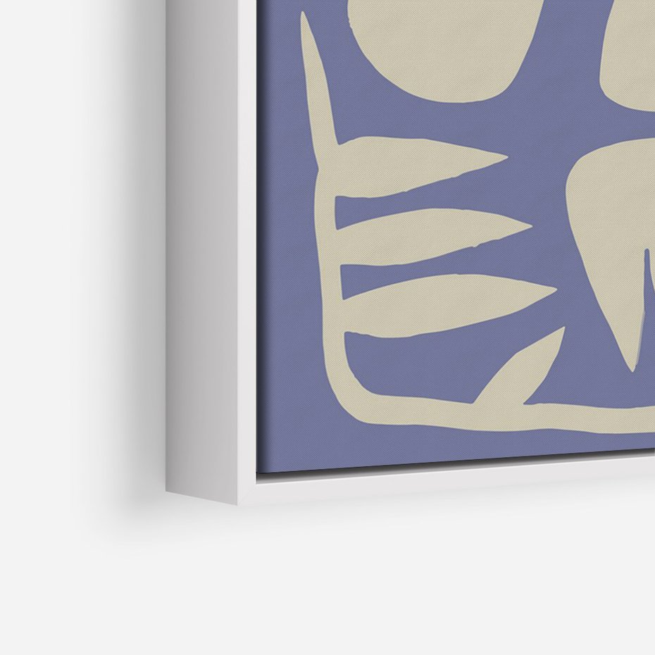 Obraz w ramie 50x70 - Widok Abstrakcyjny - skandynawski styl, plakat - rama biała