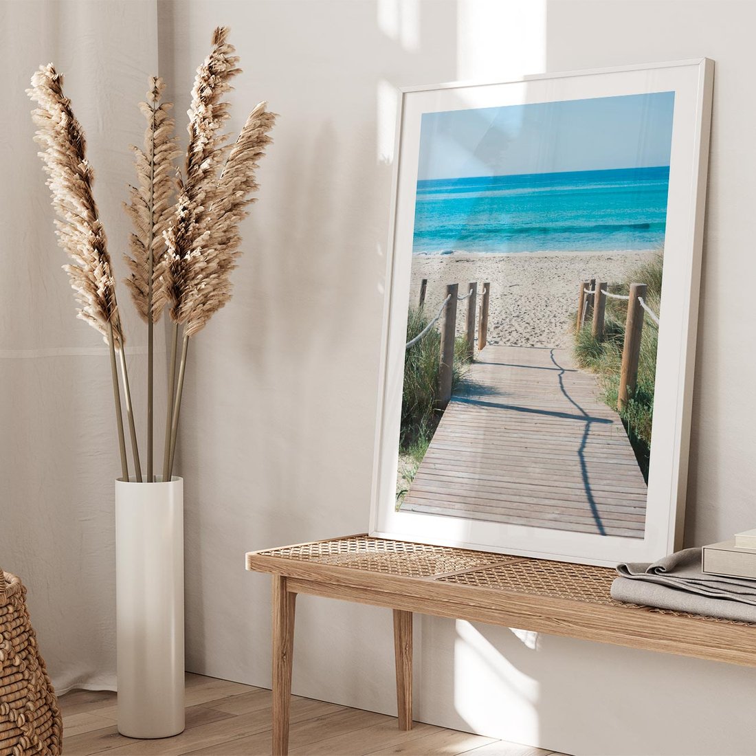 Plakat bez ramy 30x40 - Żywa Natura - plaża, morze